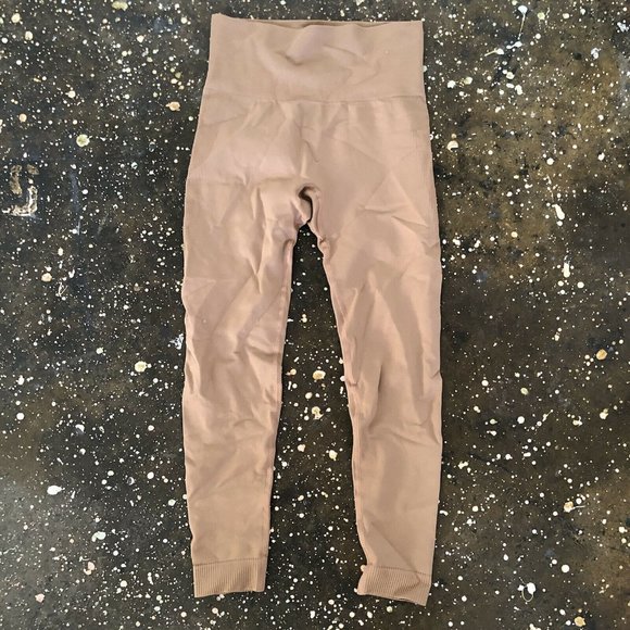 WeWoreWhat Seamless Leggings Tiger Eye Beige Brown - Picture 5 of 8